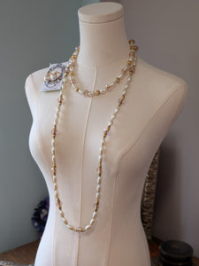 Renaissance Jewelry Set - Pink, Pearl, and Gold