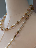Renaissance Jewelry Set - Pink, Pearl, and Gold