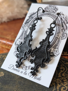 "Ironwork" Lattice Earrings