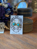 Turquoise Cluster Earrings
