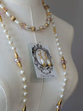 Renaissance Jewelry Set - Pink, Gold, and Pearl