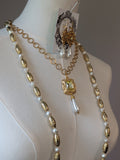 Renaissance Jewelry Set - Gold, Pearl, and Citrine