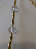 Renaissance Jewelry Set - Gold and Clear