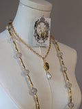 Renaissance Jewelry Set - Gold and Clear