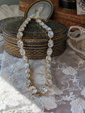 Clear Swarovski Crystal Necklace - Medium Oval