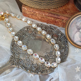 Clear Swarovski Crystal Necklace - Medium Oval