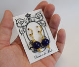 Lapis Lazuli Bead Earings