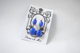 Faux Lapis Lazuli Dangles - 2 stone