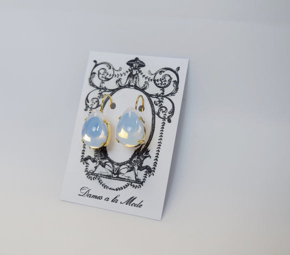 Moonstone Earrings - Large Teardop