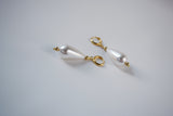 18th Century Large Faux Pearl Earrings
