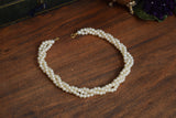 Twisted Pearl Necklace or Hair Strands