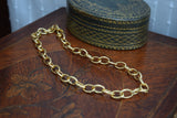 Renaissance Chain Necklace - Large Oval