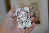 Light Pink Aurora Crystal Earrings - Medium Oval
