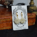 Pearl Knot Cluster Earrings
