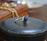Lapis Lazuli Vermeil Ring