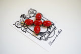 Red Coral Cross Pendant or Necklace