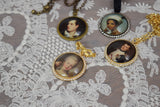 SALE! Miniature Portrait - Large Round - Empress Josephine