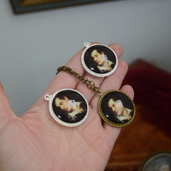 Miniature Portrait - Large Round - Lord Byron