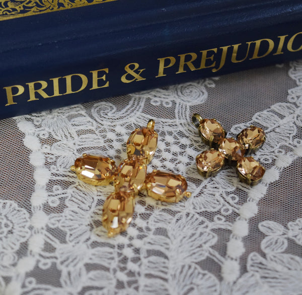 Jane Austen Topaz Cross Replica Pendant – Dames a la Mode