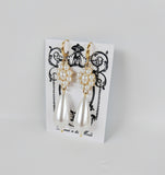 Pearl Cluster Dangle Earrings - Extra Large