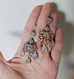 Girandole Earrings - Crystal