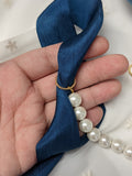 Shell Pearl Necklace - Single Strand with Long Teardrop