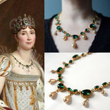Empress Josephine Crystal and Pearl Necklace